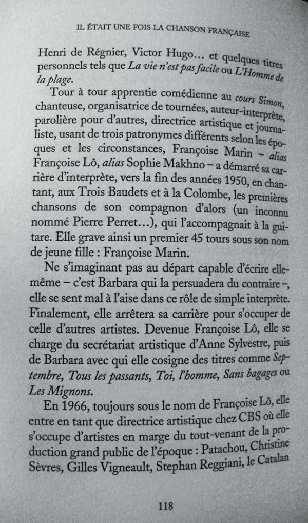 Il Etait Une Fois La Chanson Francaise Sophie Makhno